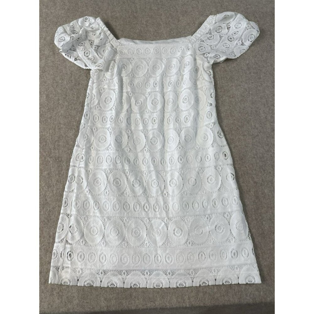 Robbie Bee Dress Size 12P Square‎ Neck Off Shoulders Shift Cover up Beach Casual